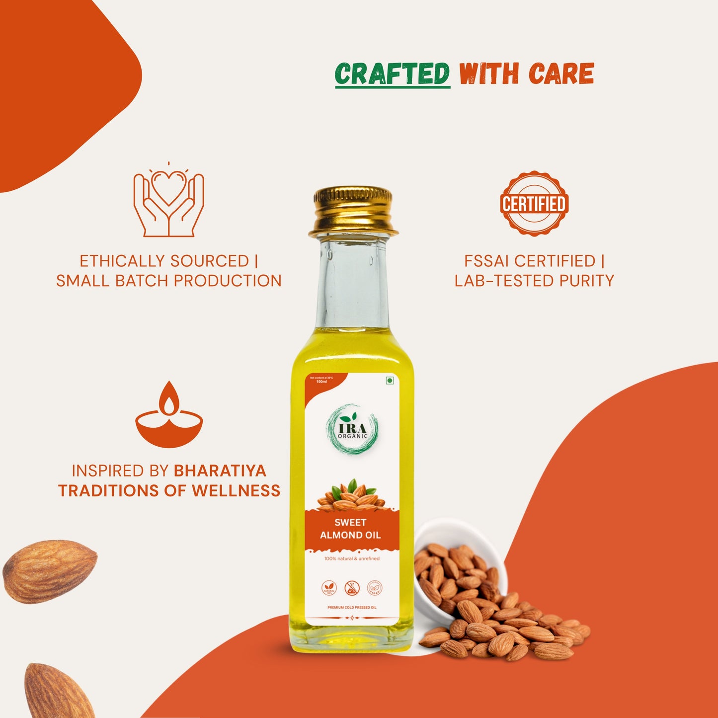 Cold Pressed Sweet Almond (Rogan Badam) Oil