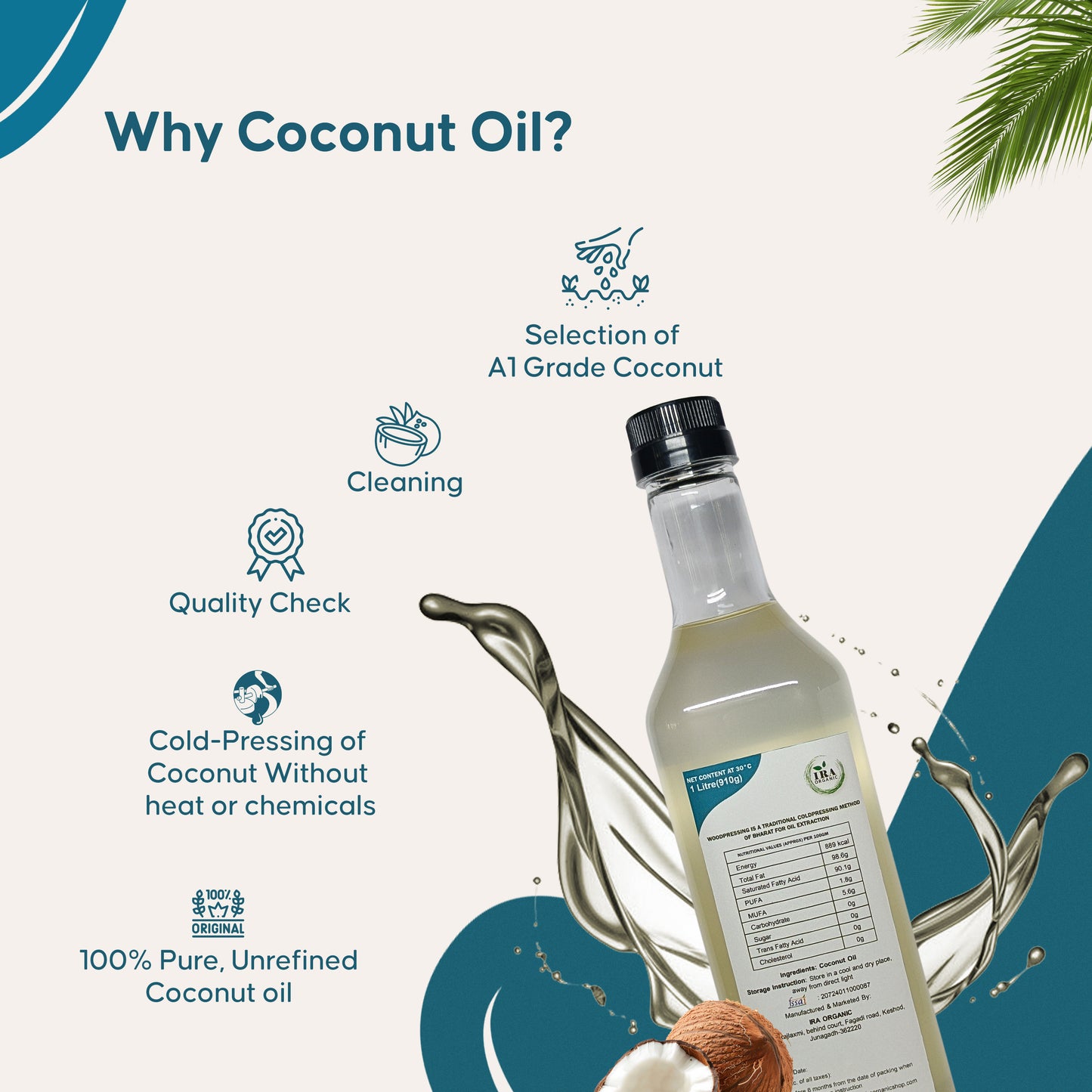 Wood Pressed Coconut Oil