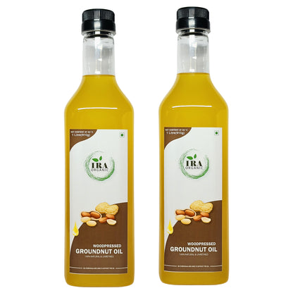 Wood Pressed Groundnut Oil